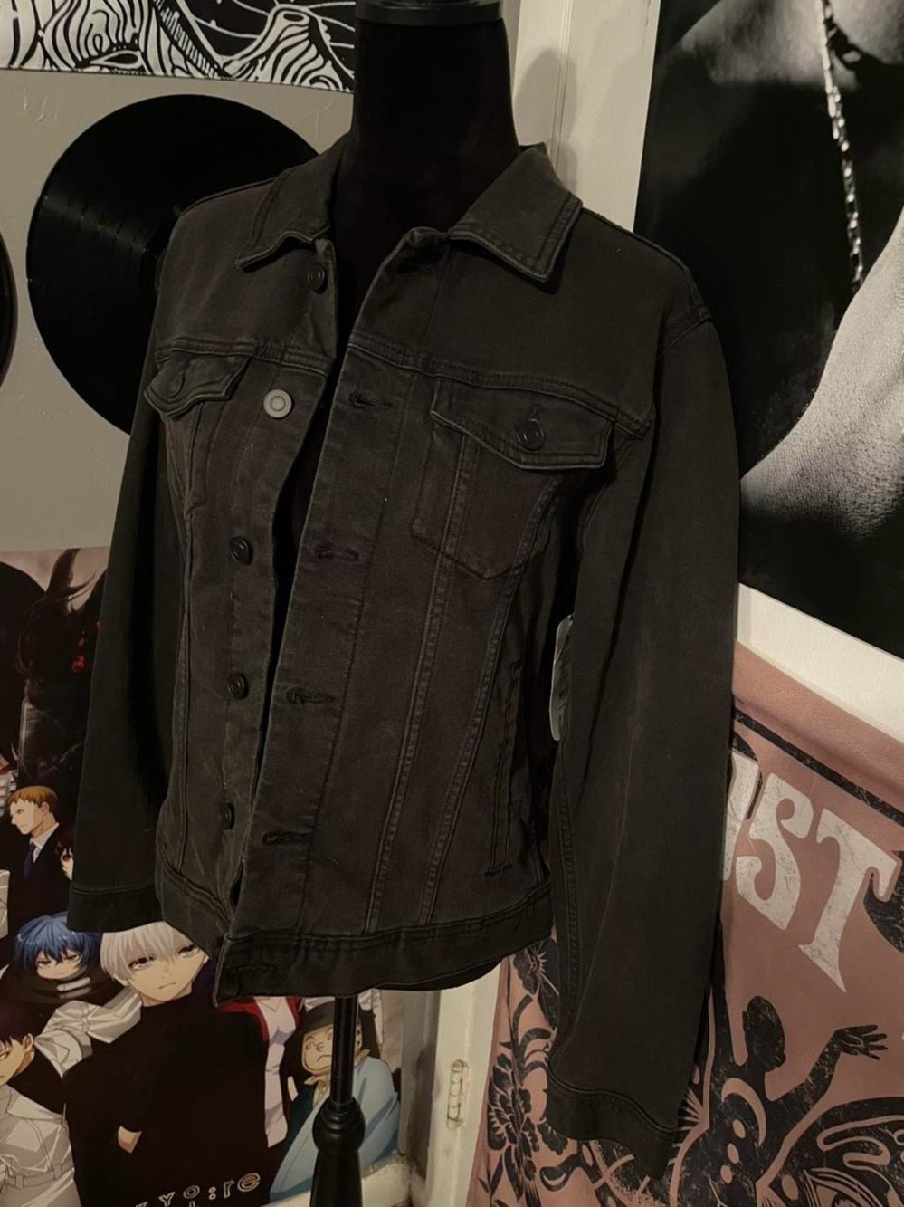 George Black Denim Jean Jacket for Women